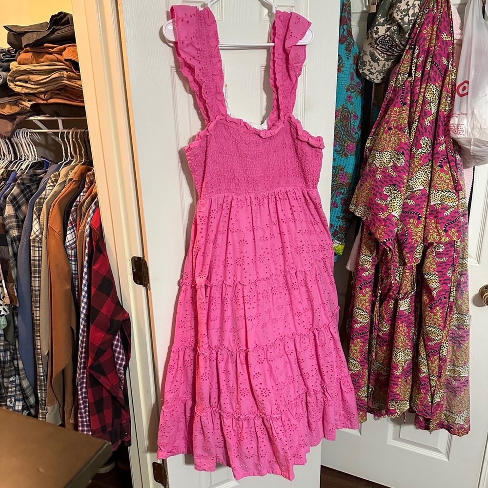 Crown & Ivy Pink Midi Dress